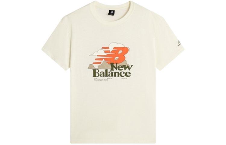 New Balance T Shirt Men s Beige AMT22365-IV L