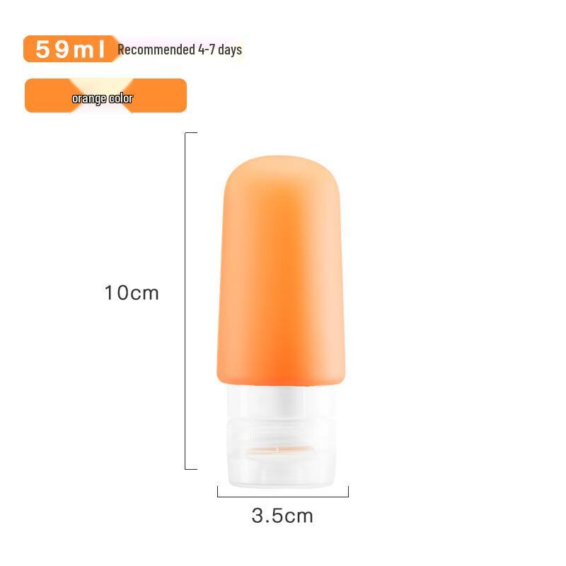 Portable Silicone Travel Dispensing Bottle Set