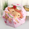 Strawberry-Themed Auto-Open Close Umbrella with Foldable Design and Iron Frame - Perfect for Fans, Travelers, Daily Use, and Festive Gifts!0