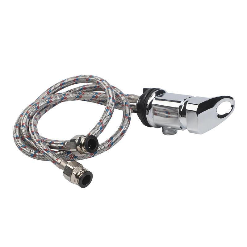 12 Inch Stainless Steel RV Shower Mixer Tap Outlet for Motorhomes For Campervans with 12mm Push Fit Connection