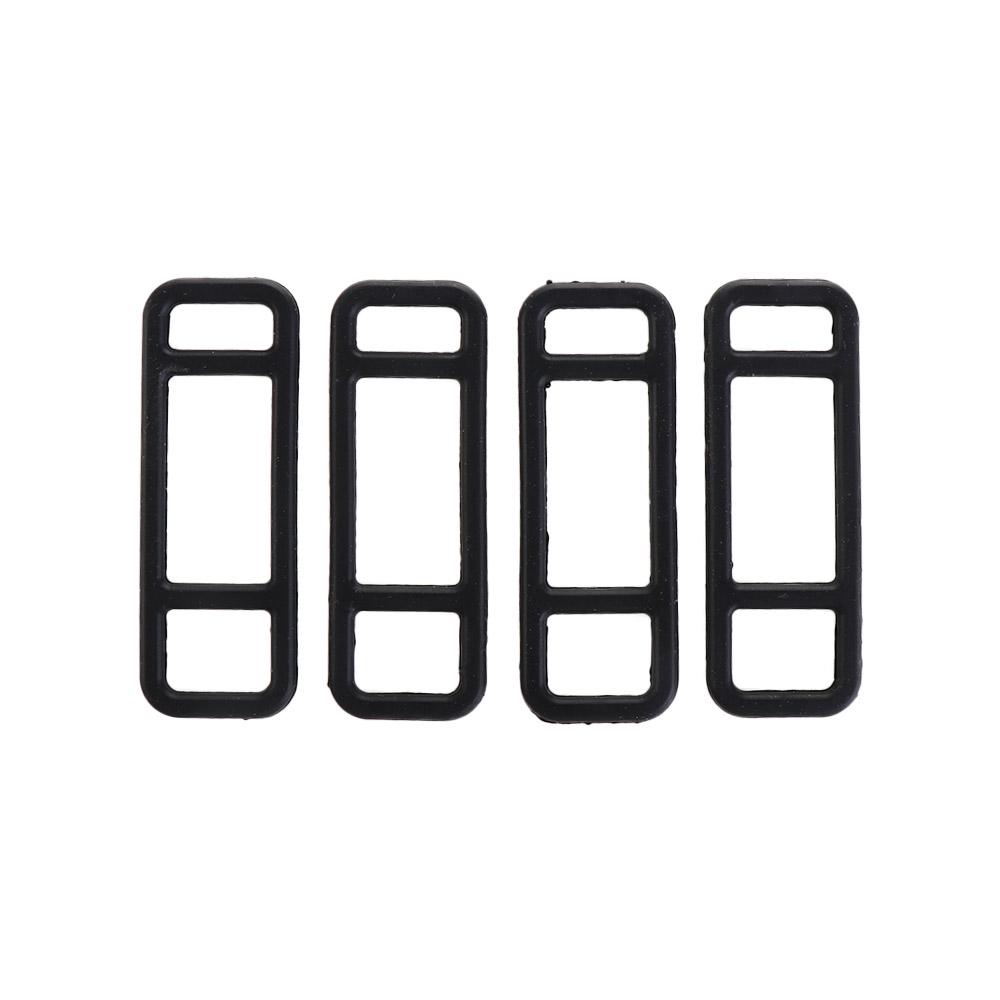 4Pcs Bike Bicycle Cycling Silicone Elastic Strap Bandage Light Lamp Mount Holder Mirror Recorder Fixed Silicone Band Headlight