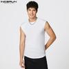 Oneck Casual Mens Incerun Sleeveless Sport Gym Slim Tank Tops