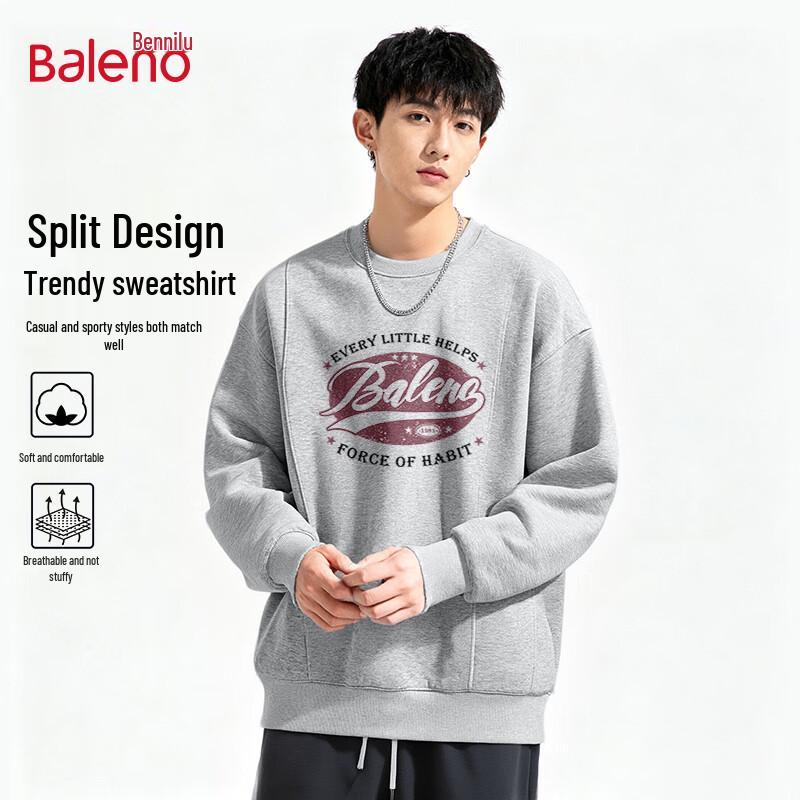 

Baleno Men s Heavyweight Crewneck Sweatshirt L