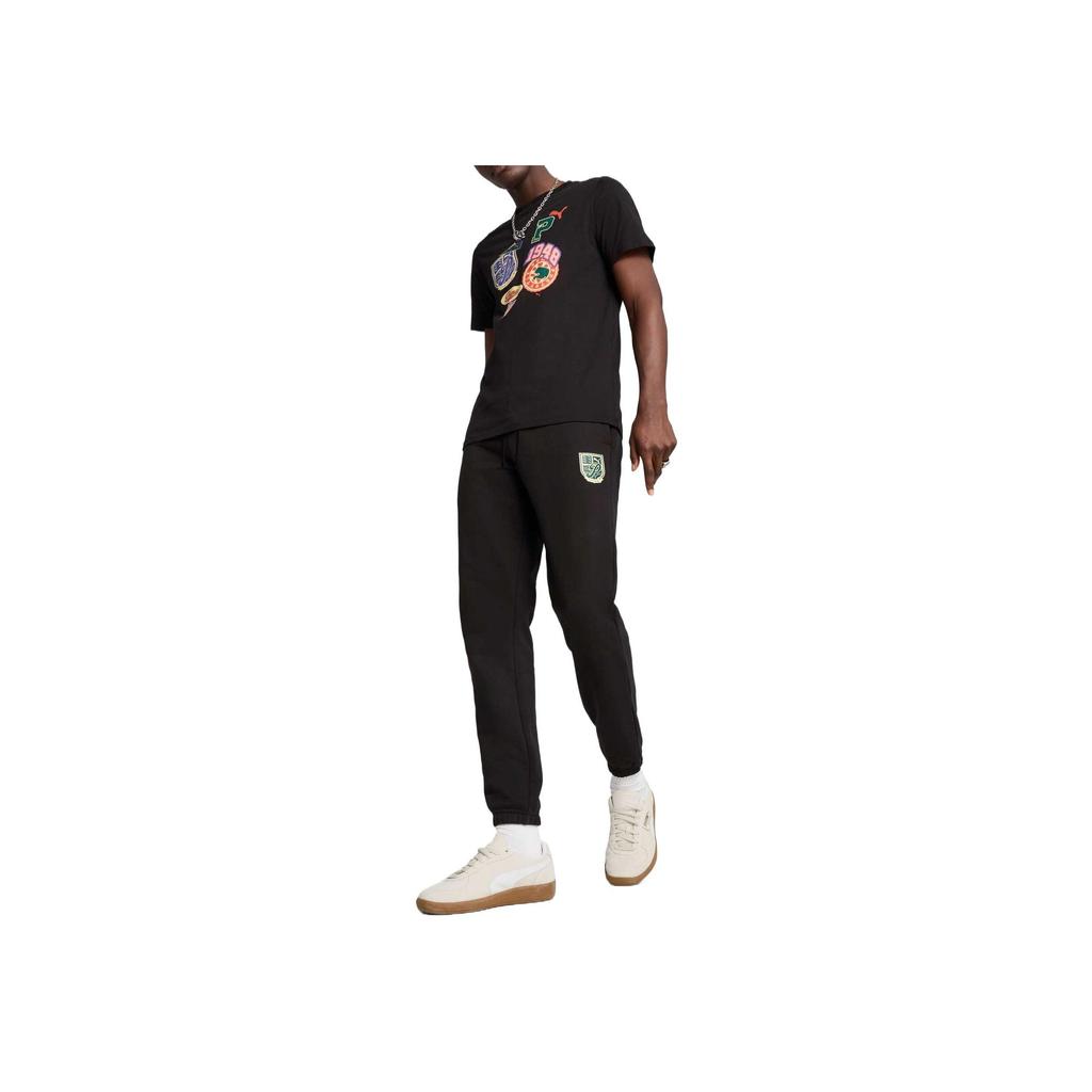 Puma Comfortable Versatile Simple Breathable Casual Pants Men Bottoms Black 631886-01