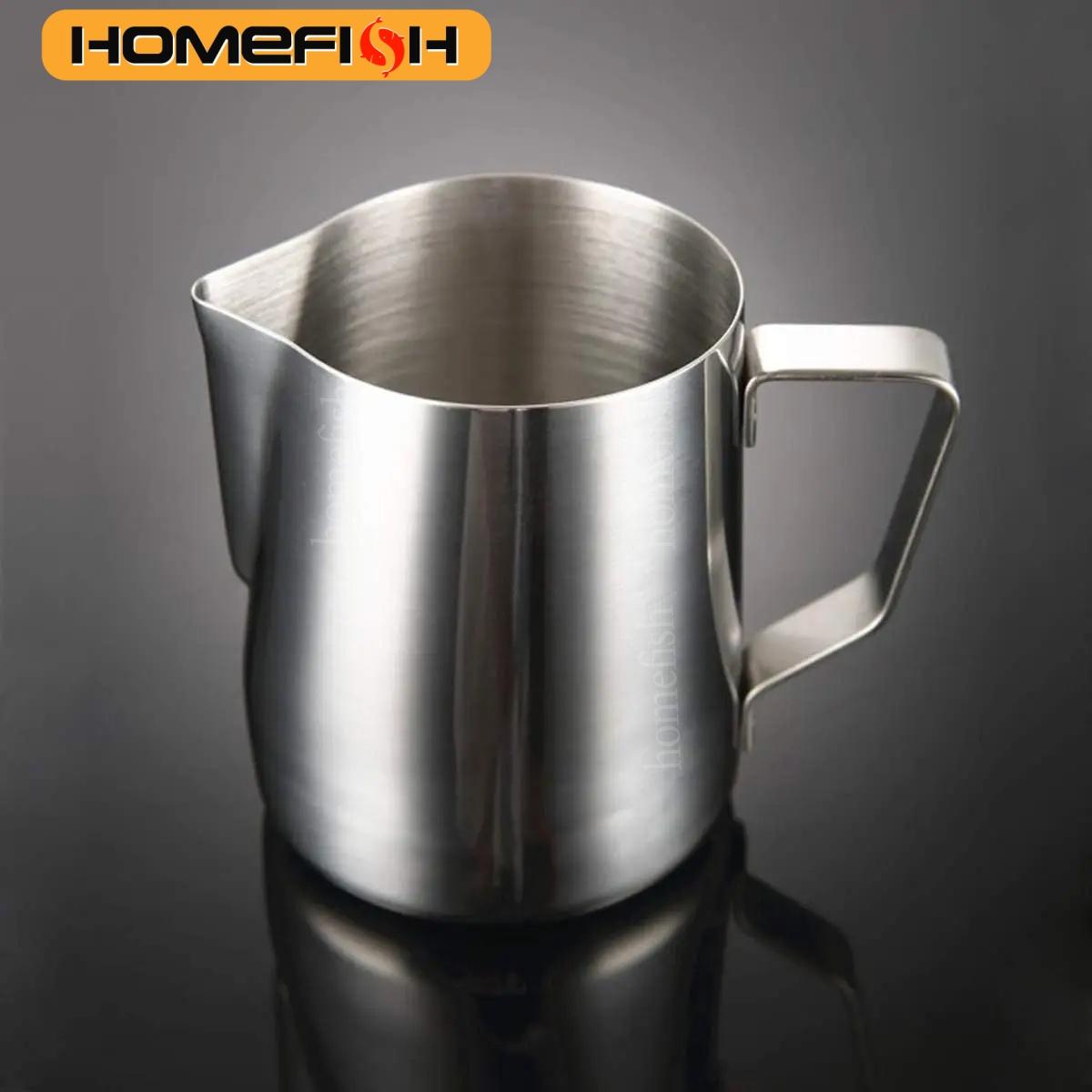 

150/350/600ml Milk Jugs Fashion Stainless Steel Milk Craft Milk Frothing Pitcher Coffee Latte Frothing Art Jug Mug Cup 150ml