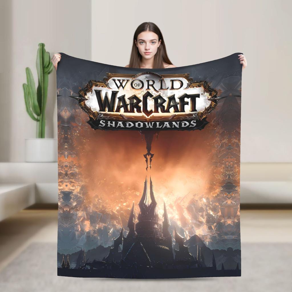 World of Warcraft, WOW Game Blanket Quality Super Warm Throw Blanket Winter Picnic Outdoor Graphic Bedspread