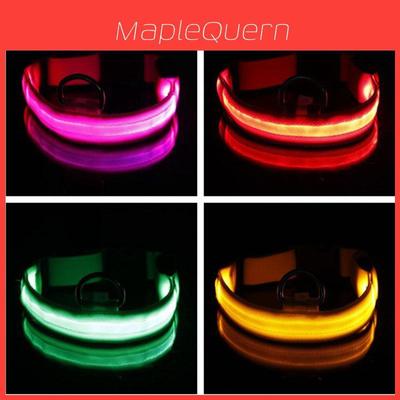 Pet Led Light Up Dog Collar Rechargeable For Small Medium Large Dogs