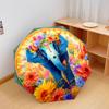 1 PC Automatic Folding Umbrella - Elephant Pattern, Portable & Foldable Design with 8 Ribs, Christmas Birthday Gifts