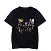 Personalized Family Birthday Group Outfits Party T-shirts Birthday Girl Matching Children Clothing T-shirts Set Family Tee Tops