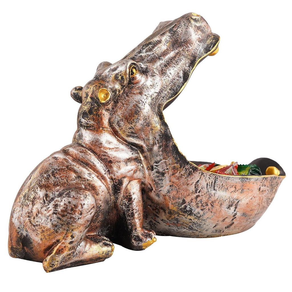 Angry Big Mouth Hippopotamus Showpiece for Home Decor Showpiece | Hippo Showpiece for Home Decorative Showpiece
