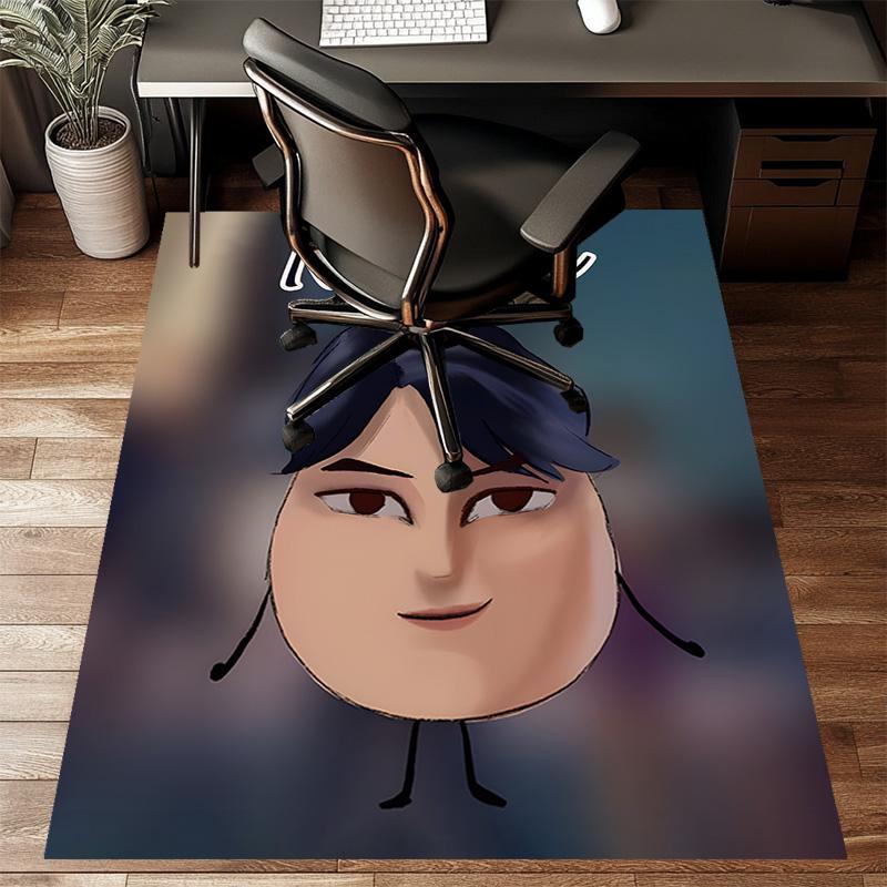 Custom KPop Demon Hunters Mat Personalized Name, Polyester Washable Indoor Entryway Rug, Gift for Christmas, Easter, Thanksgiving Day