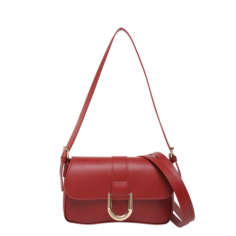 2025 spring explosion premium baguette retro handbag fashion underarm bag foreign style horseshoe girl shoulder bag