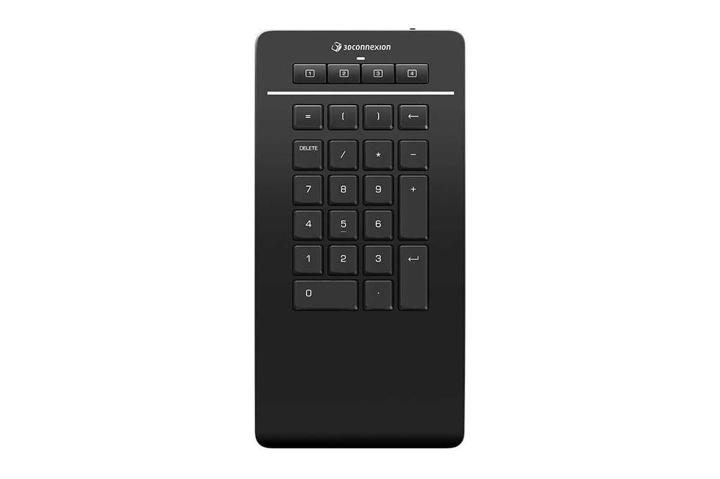 3Dconnexion Wireless Numeric Keypad with Programmable 3Dconnexion Keys, Numpad Pro (3DX-700105), Official Japanese Product