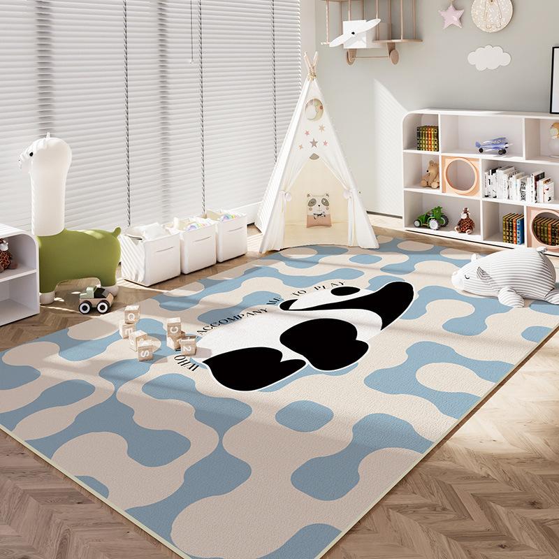 Children's Room Carpet Bedroom Cartoon Learning Reading Area Floor Mat Baby Climbing Mat Bedside Carpet Living Room