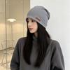 Womens Knit Beanie Hat With Star Warm Winter Cap Daily Wear Unisex Stretchable Headwear