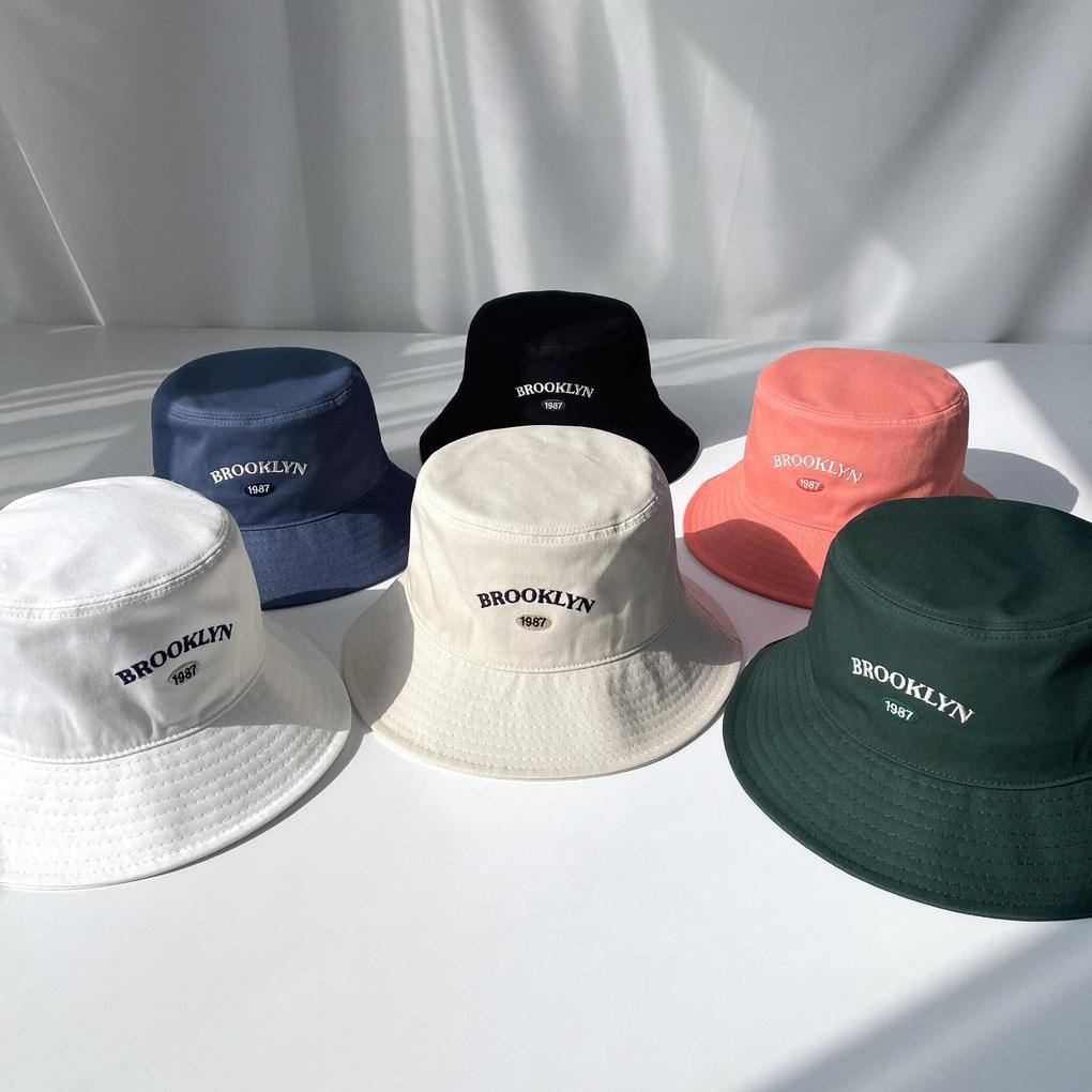 Men's and Women's Daily Bucket Hat Cotton Brooklyn Bucket Hat