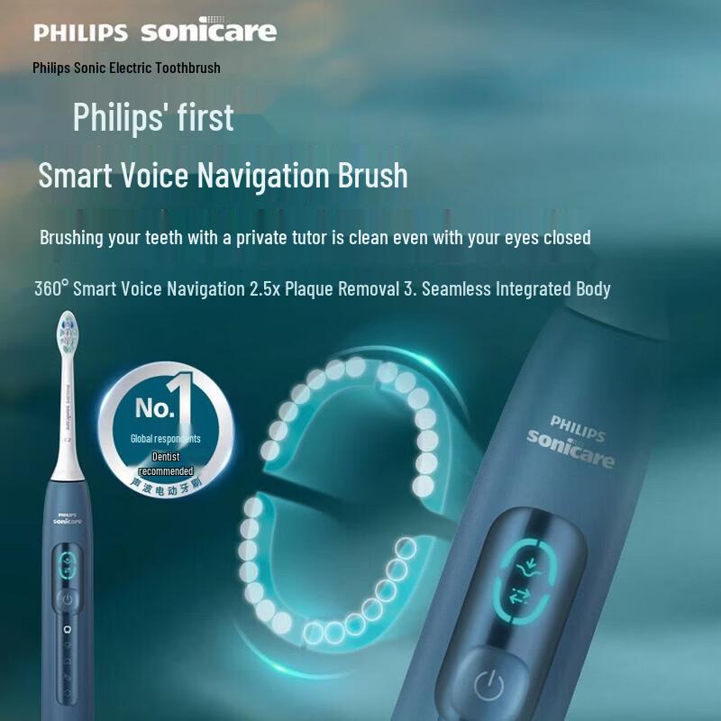 Philips DiamondClean Series 5 AI Smart Voice Electric Toothbrush CN plug (adapter included)