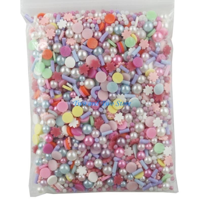 HX6F Sprinkles Irregular Small DIY Art Charms Accessories