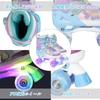 Nattork Roller Skates for Children, Inline Skates, Butterfly Series, Purple, Size M (20.5-23cm)