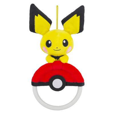 Sanei Boeki Pokemon Coconimo Plüsch Handtuchhalter, Pichu, B13,5 x T7 x H24cm, Plüschtier, Pokemon CPZ04