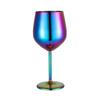 Sklenice na víno z nerezové oceli 18oz velkokapacitní poháry na víno Nerozbitné sklenice na víno z růžového zlata KTV Bar Party Cocktail Glass