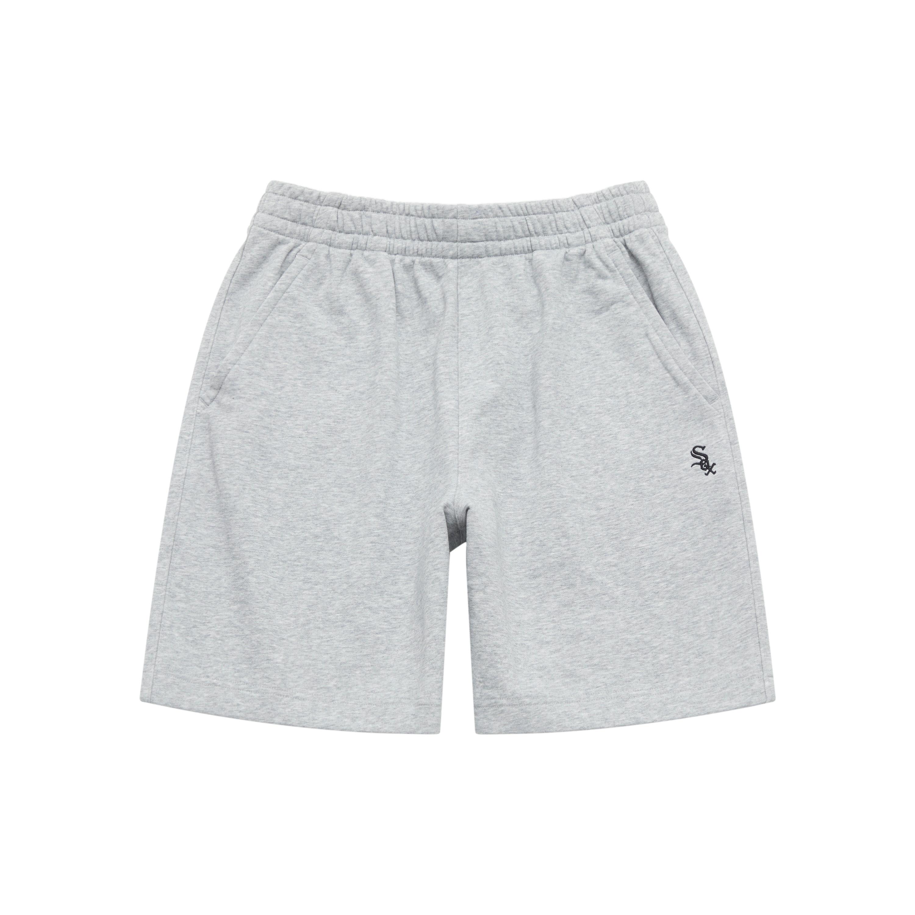 

New MLB Basic Collection City Life Chicago White Socks Casual Shorts Unisex Gray 3ASPB0153-44MGS XS