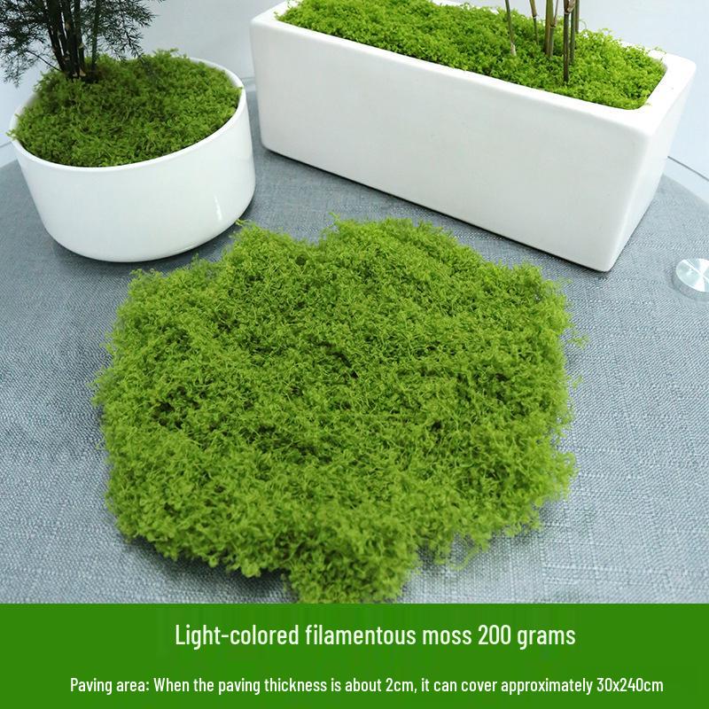 Artificial Moss Turf and Rockery Stones for Horticulture, Landscaping, and Bonsai Decor