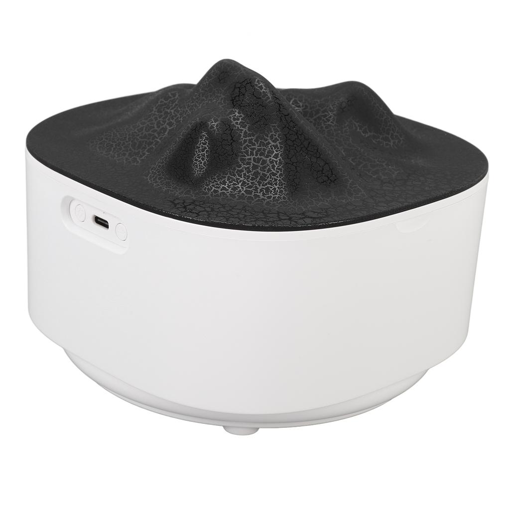 Aromaterapeutický difuzér zvlhčovač s LED barevnými světly Lávová hora 1,5L USB Esenciální olej