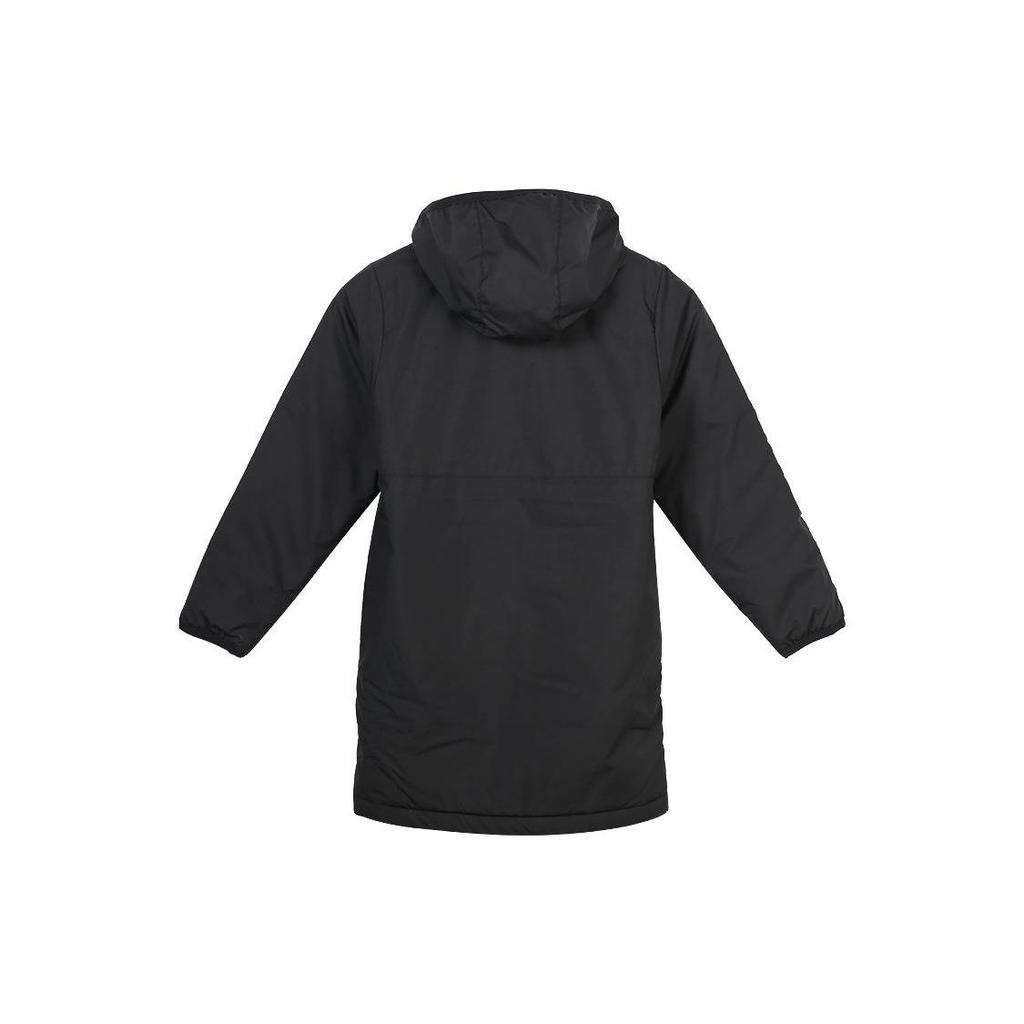 Nike Bunda Ležérní S kapucí Zip Kapsa s nášivkou Potisk loga Dětské bundy Černá CW6158-010