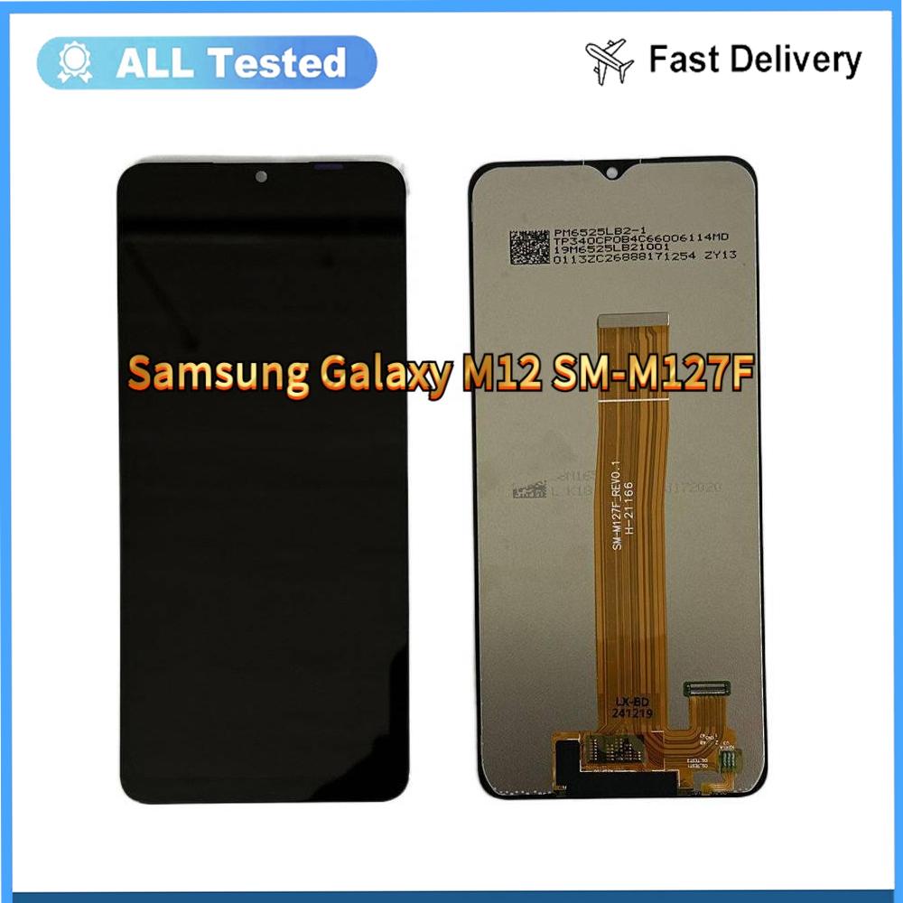 LCD Screen and Digitizer Full Assembly For Samsung Galaxy M12 SM-M127F