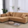Sofa Cover Spandex Solid Color Elastic Sofa Cover For Living Room 1 /2 /3 /4 Set Seater Sectional Corner Slipcovers Sofa L Shape