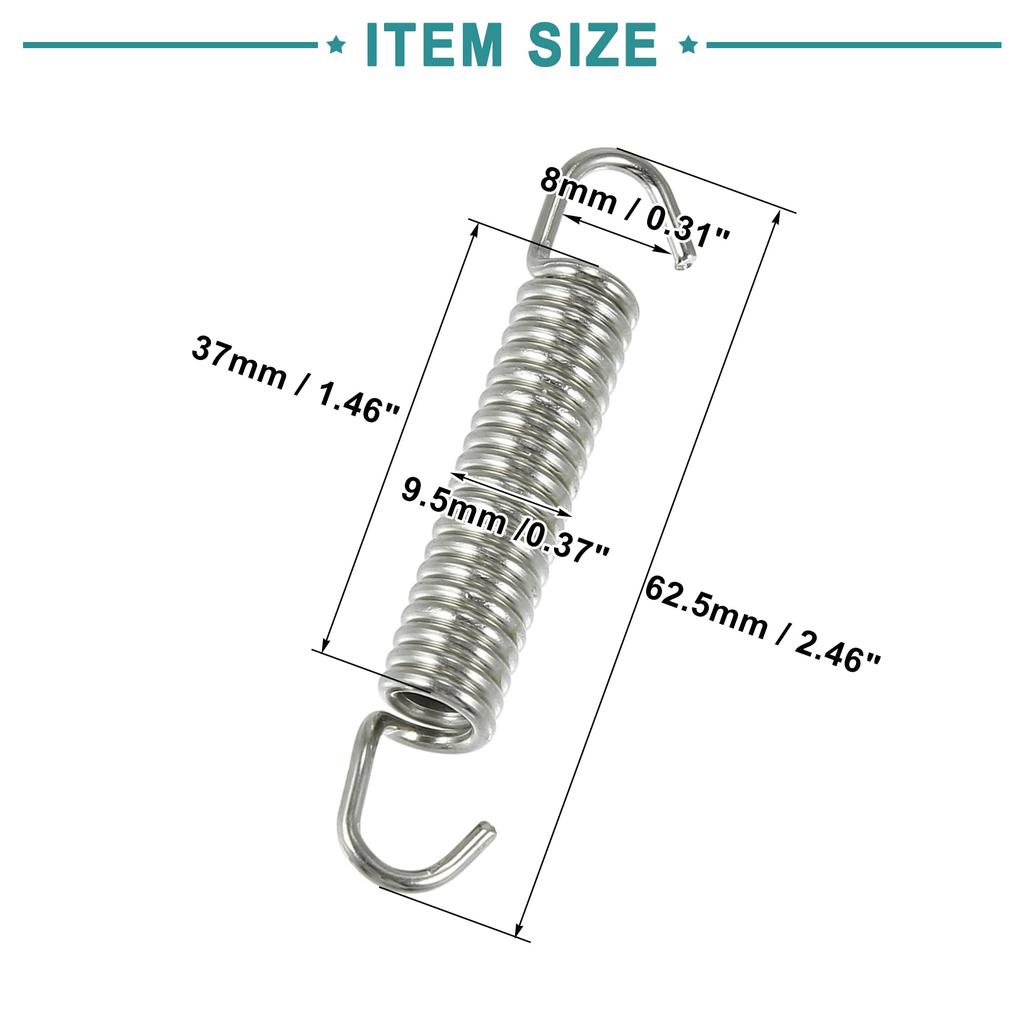 ACROPIX Motorcycle Exhaust Pipe Spring Exhaust Pipe Spring Hook Modification