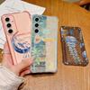 Jellyfish Pattern Phone Case For Samsung Galaxy A57 A37 A17 A56 A16 A55 A36 A26 A15 A35 A54 A53 Clear Card Bag Wallet Soft Cover