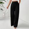 Women's Casual Loose Wide-leg Trousers With Slanted Pockets