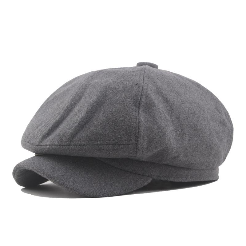 Casquette octogonale de newsboy Gang Sanglant Rasoir: Béret Automne/Hiver pour Jeunes Artistes