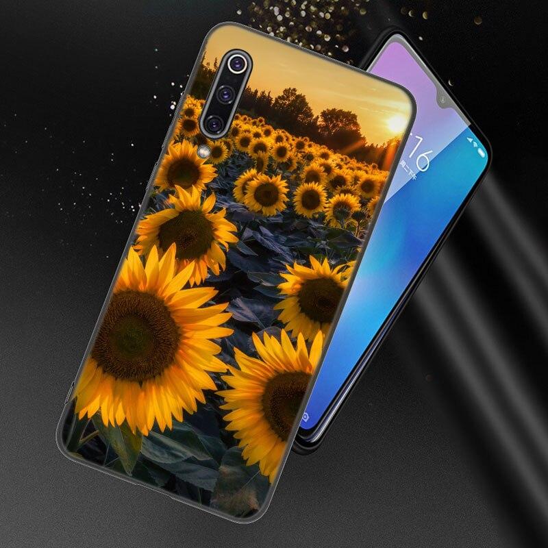 Summer Daisy Sunflower Floral Case For Xiaomi Redmi 7 7A 8A 9i 9A 9C 10 10A 10C K20 Note 5 6 Mi 8 9 9T Pro A2 Lite A3 6X Mix 3
