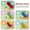 Paper Cutter Crafts Hole Puncher 8/16/22/31/50mm Star Punching Machine  Card Making