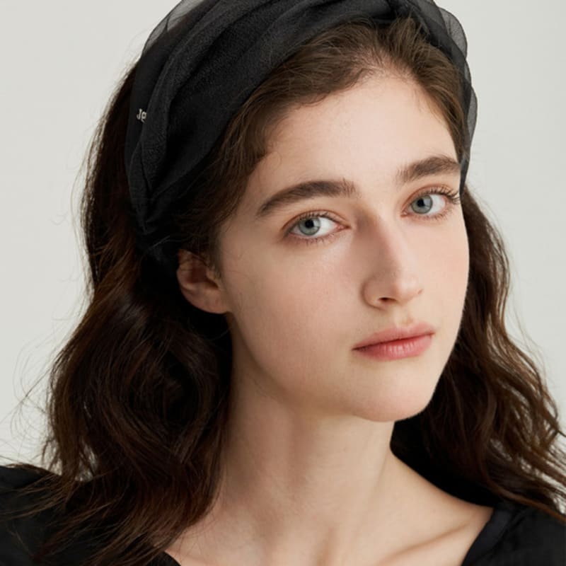 

Жан Поль Кларисс Органза Тюрбан Повязка для волос JP-25-054HB black