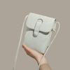 Bags Women's minimalist commuter messenger bags, niche design, high-end mobile phone bags, daily versatile shoulder mini bags