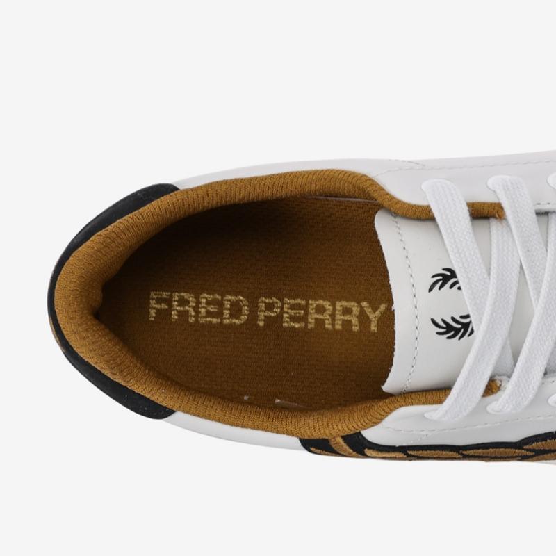 Fred Perry Men Laurel Point Leather Sneakers Sfpm2438312 X62