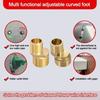 Standard Tee Short Bent Angle Connector Tee Reducing Fitting  Narrow Installation Spaces