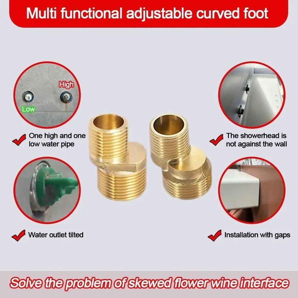 Standard Tee Short Bent Angle Connector Tee Reducing Fitting  Narrow Installation Spaces