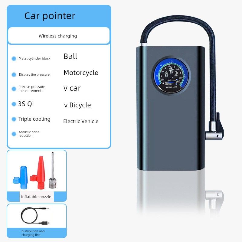 German Japan Import Technology New Arrival Vehicle Air Pump Portable Wireless on-Board Air Pump Electric Car