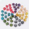 New 7pcs/set Dragon Element Polyhedral Dice Set Number Dice Kit for Dnd COC Cthulhu TRPG Running Team Table Game Dnd Dice Set