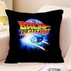 Cartoon Classic Movie B-Back To The F-Future Pillow Case Fashion Square Pillowcase Bedroom Sofa Room Ins Decoration Leisure