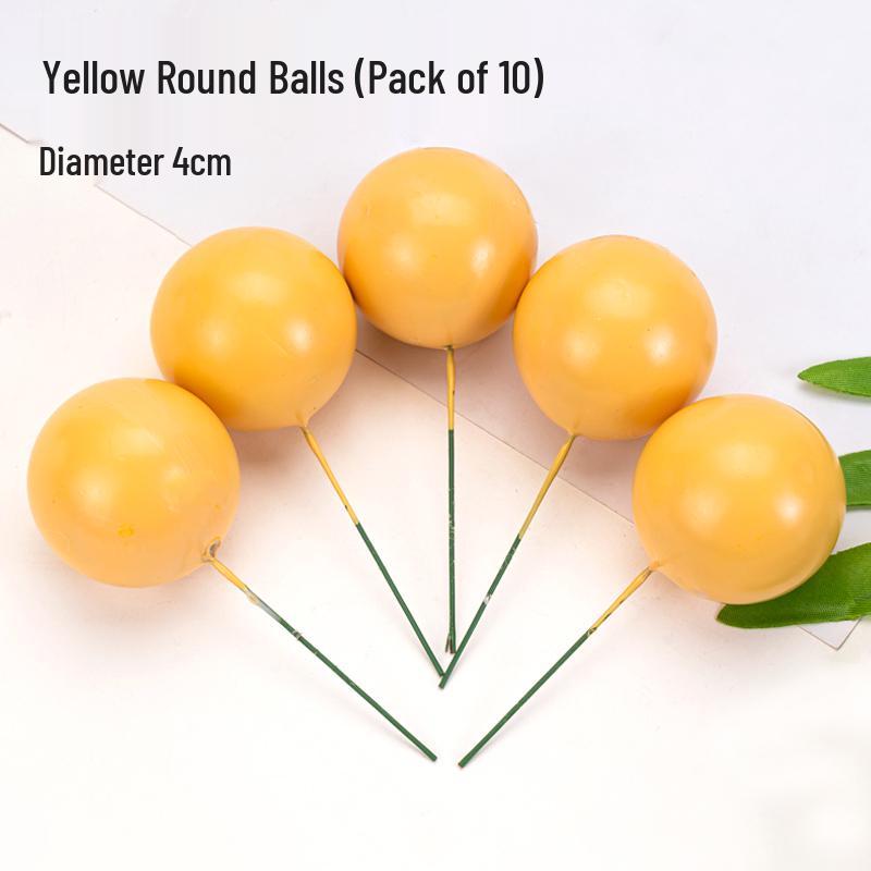 Cake Decoration Balls: Gold & Silver Spheres for Baking & Christmas Decor