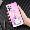 Cute Rainbow Unicorn Phone Case For Samsung Galaxy A57 A56 A37 A55 A36 5G A26 A54 A52 A35 A34 A25 A17 A16 A15 A07 A06 Soft Cover