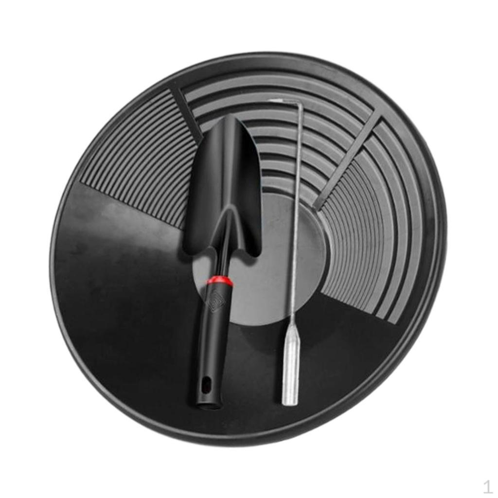 Gold Pan, Portable Prospecting Beach Collecting Tool, Double Riffle for Enthusiasts,