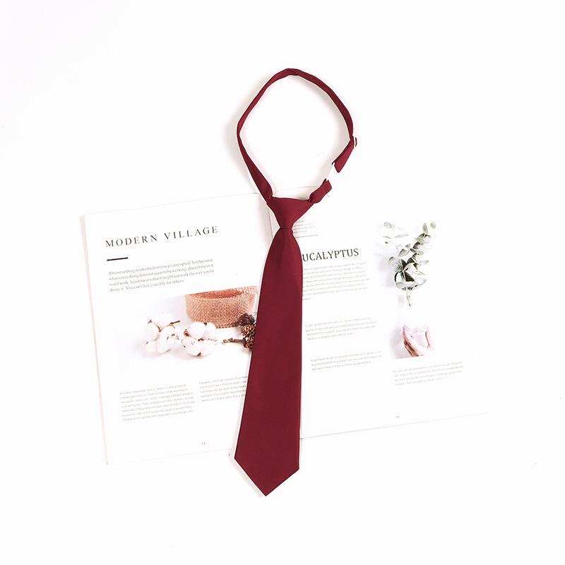 Graduation Photo Burgundy Bow Tie for Women & Men - Japanese JK Academy Style