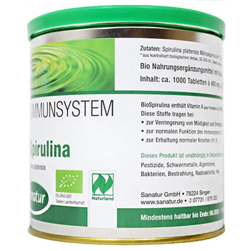 Sanatur Spirulina 1000 Tablets